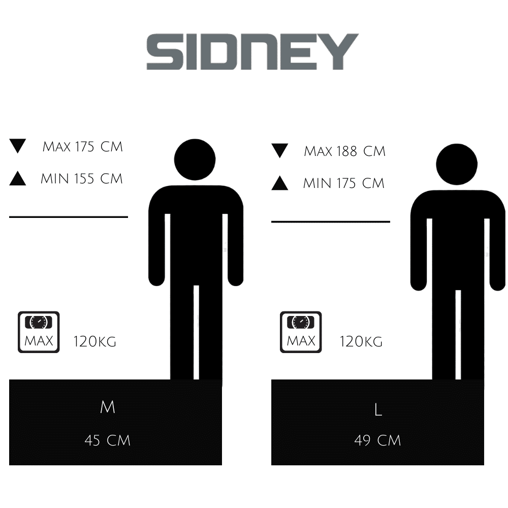 guía de tallas sidney